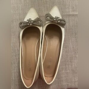 Be Mine by ASOS embellished Bridal Flats